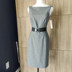 Antonio Melani Racquelle Grey Pencil Dress NWT
